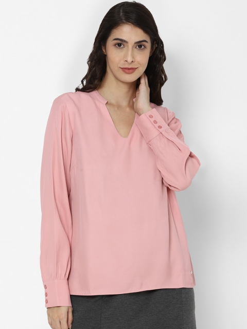 

Allen Solly Woman Pink Regular Top