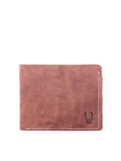 

WildHorn Men Tan Brown Solid Leather Two Fold Wallet