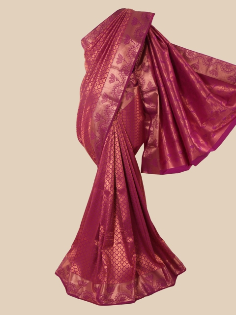 

Pothys Magenta Woven Design Pure Silk Saree