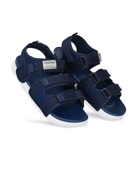 

Prolific Men Blue & Off White Sports Sandals