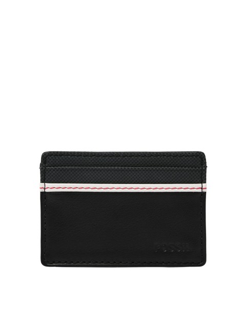 

Fossil Men Black Solid Elgin Leather Card Holder