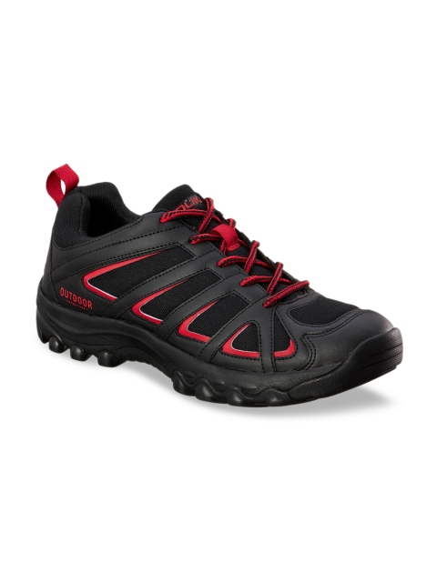 

Duke Men Black Woven Design Trekking Shoes