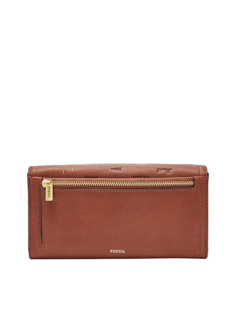 

Fossil Brown Solid Clutch