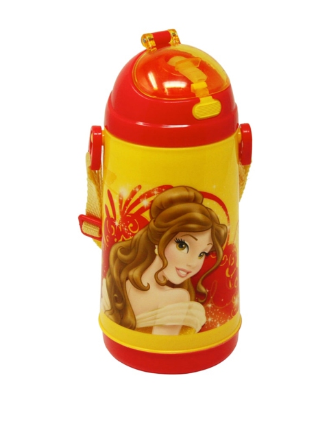 

Disney Girls Yellow & Red Princess Bella Printed Sipper Water Bottle