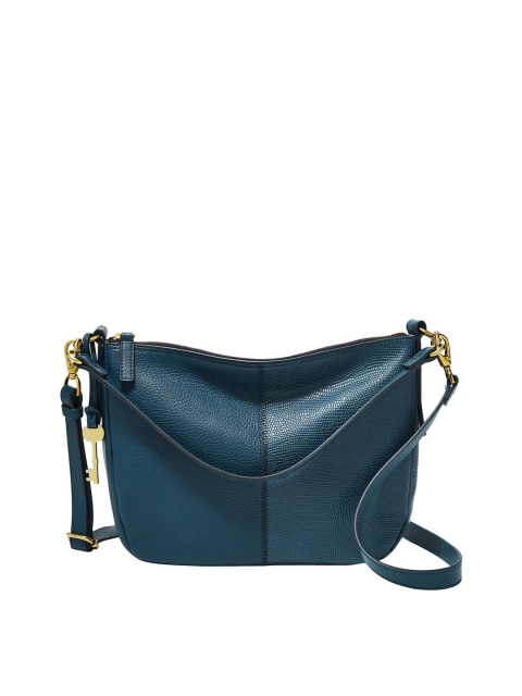 

Fossil Women Blue Colourblocked Crossbody Bag