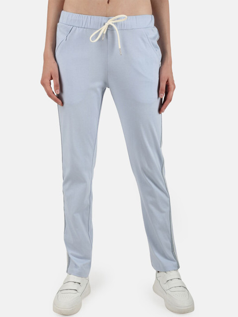 

Monte Carlo Women Blue Solid Track Pants