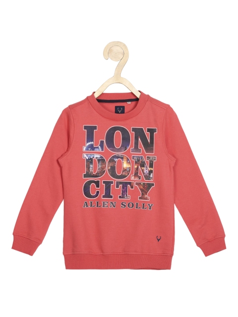 

Allen Solly Junior Boys Red Printed Sweatshirt