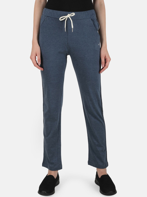 

Monte Carlo Women Navy Blue Solid Track Pants