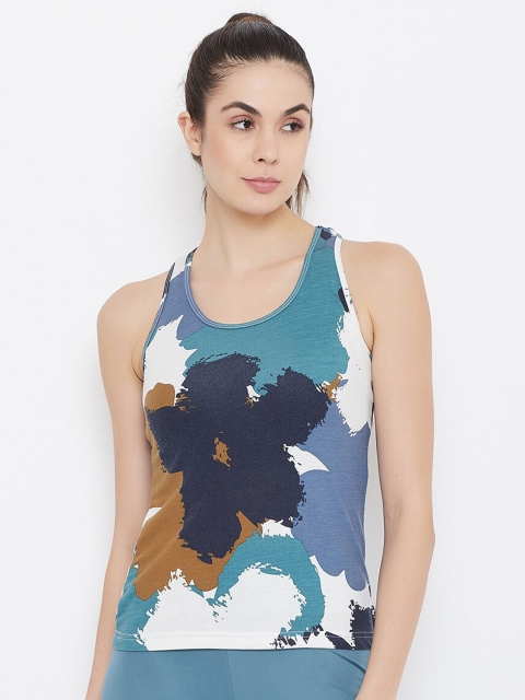 

Clovia Women Multicoloured Printed Round Neck T-shirt, Multi