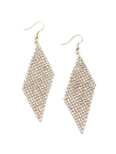

AVANT-GARDE PARIS Gold-Toned Contemporary Drop Earrings