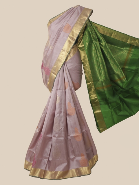 

Pothys Lavender Pure Silk Woven Design Kanjeevaram Saree