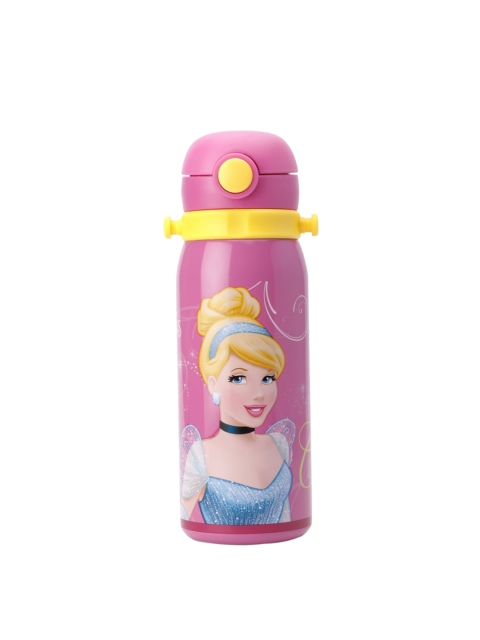 

Disney Girls Pink & Yellow Printed Disney Stainless Steel Water Bottle