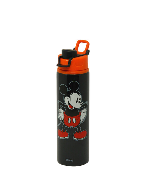 

Disney Kids Black & Red Printed Mickey Mouse Stainless Steel Water Bottle 750 ml