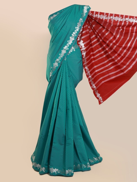 

Pothys Green Zari Art Silk Saree