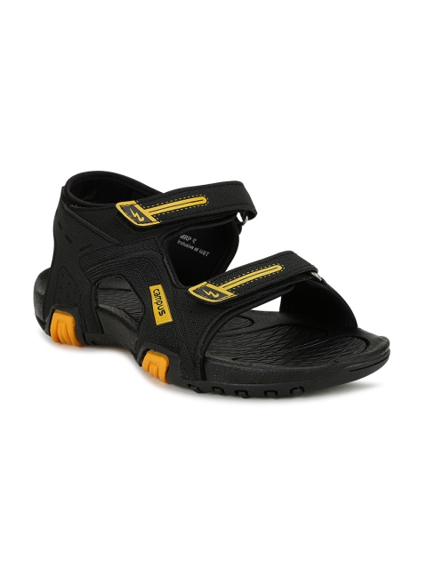 

Campus Kids Black & Yellow Comfort Sandals