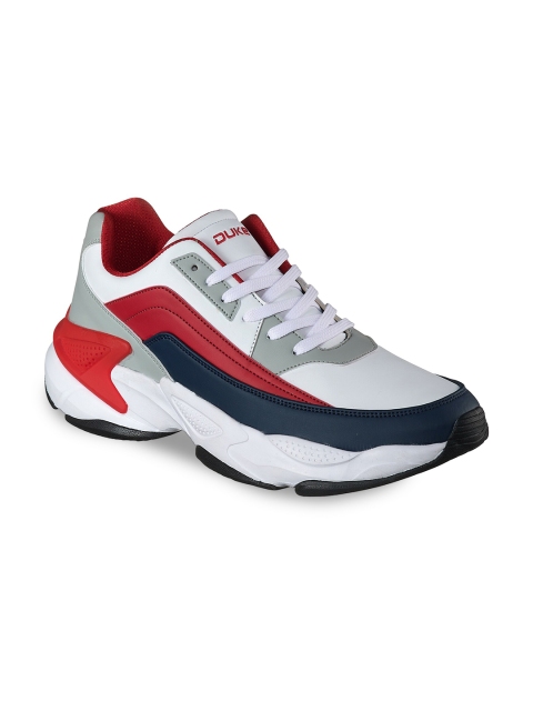 

Duke Men Red PU Walking Shoes