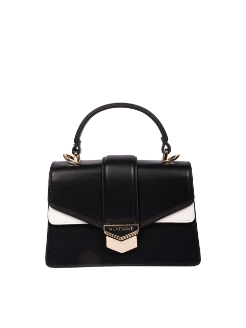 

HEATWAVE Black Solid Purse Clutch