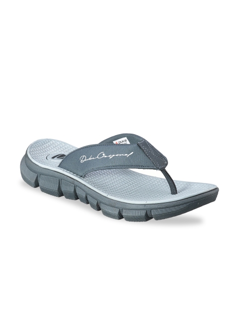 

Duke Men Grey & White Printed Thong Flip-Flops