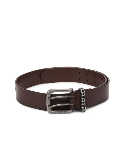 

Royal Enfield Men Brown Solid Belt