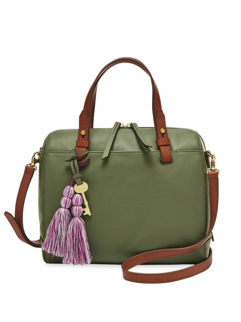 

Fossil Green Solid Handheld Bag