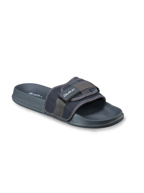 

Duke Men Grey & Black Sliders