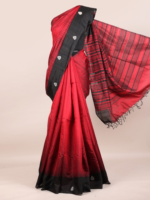 

Pothys Maroon Woven Design Pure Silk Saree
