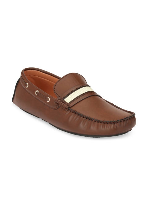 

Guava Men Brown Synthetic Leather Loafers