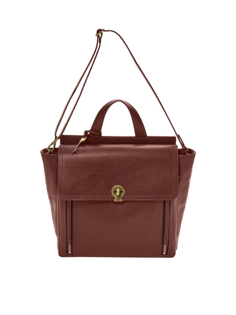 

Fossil Women Brown Solid Backpack