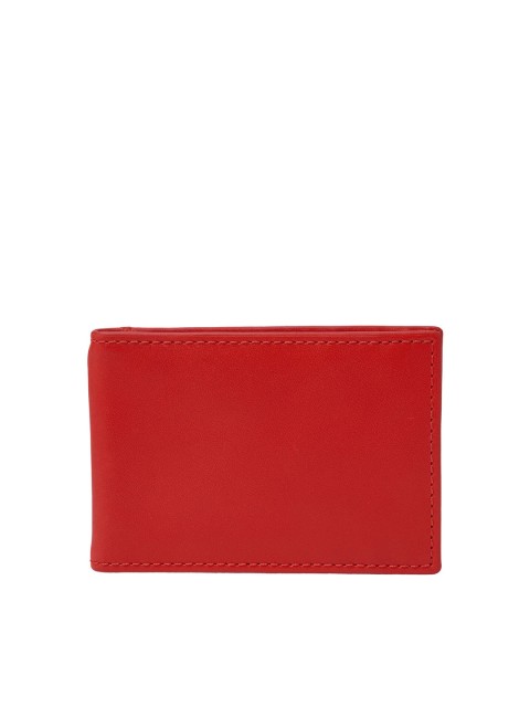 

Fossil Men Red Solid Card Holder