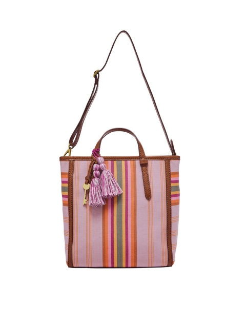 

Fossil Women Camilla Purple Striped Backpack