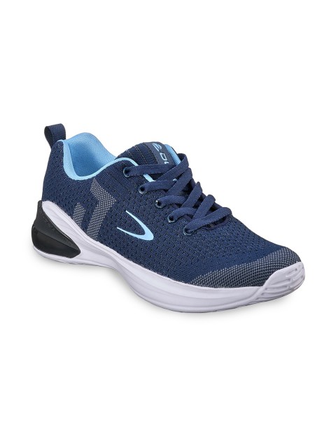 

Duke Men Navy Blue Textile Running Shoes