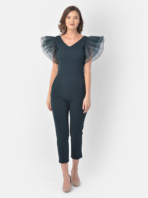 

Eavan Green Basic Jumpsuit