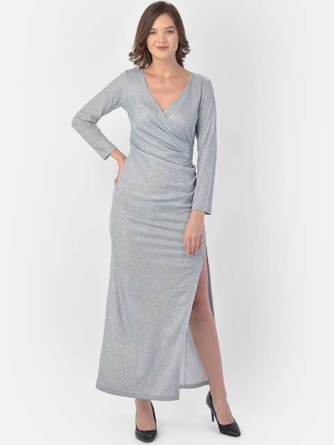 

Eavan Blue Wrap Maxi Dress