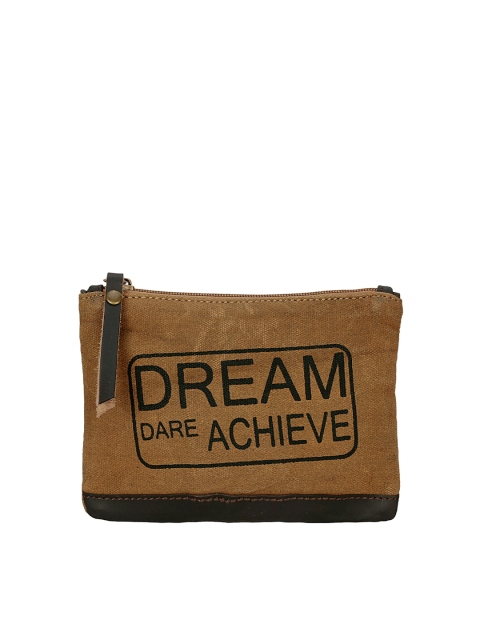 

NEUDIS Unisex Brown & Black Printed Pouch
