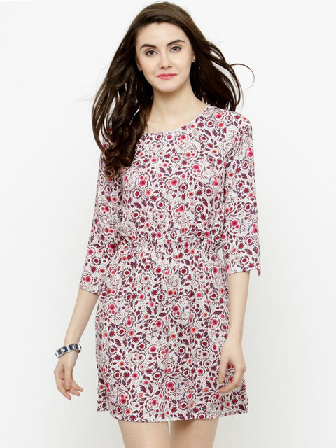 

Sera White Floral Dress
