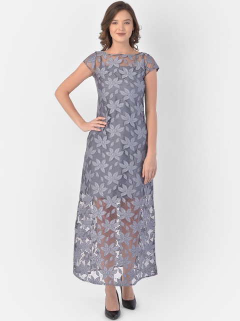 

Eavan Grey Lace Maxi Dress