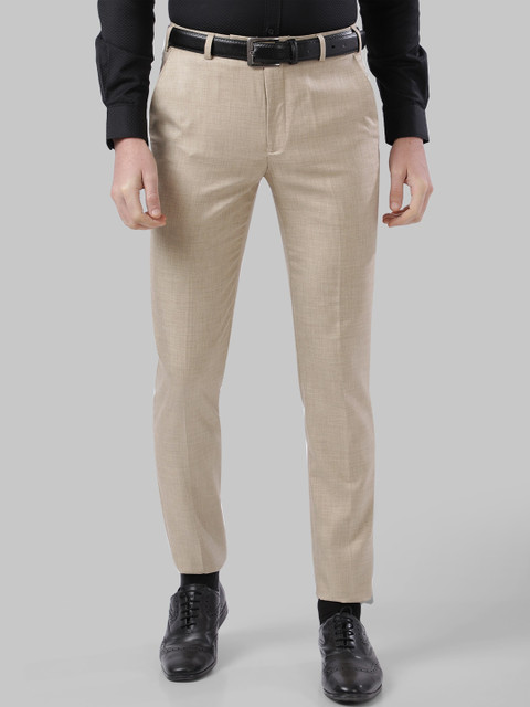 

Next Look Men Khaki Slim Fit Formal Trousers