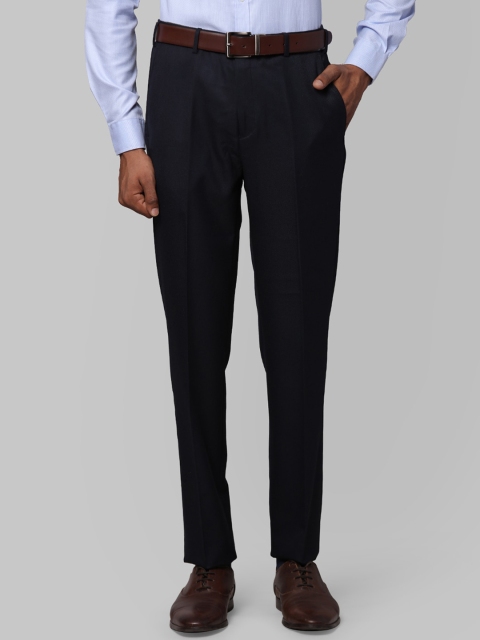 

Next Look Men Navy Blue Formal Trousers