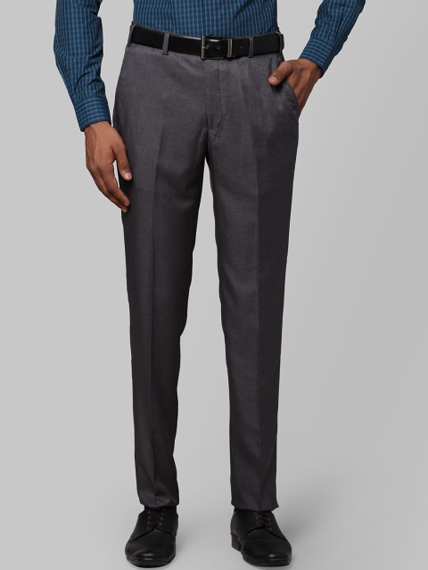 

Next Look Men Grey Slim Fit Formal Trousers