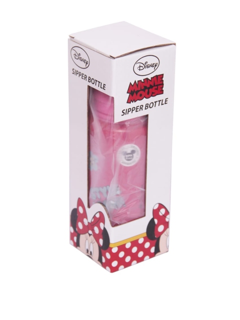 

Disney Pink & Red Minnie Mouse Printed Sipper Water Bottle 600 ml