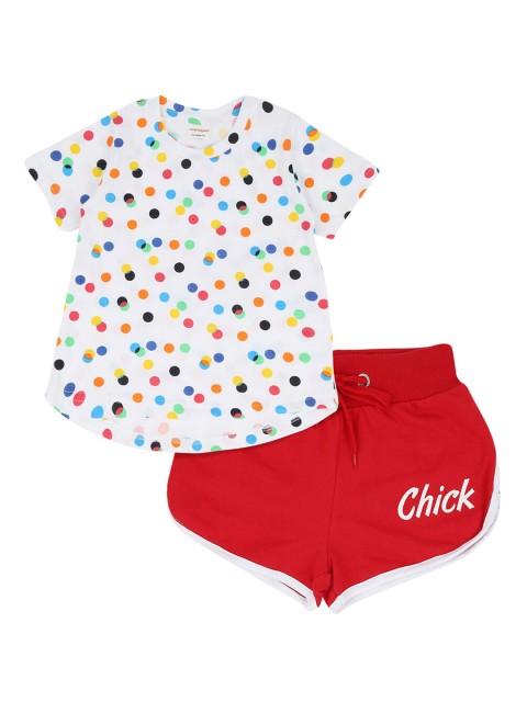 

RAINE AND JAINE Girls White Clohting Set