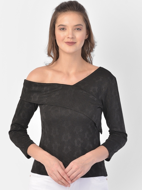 

Eavan Black Scuba Regular Top