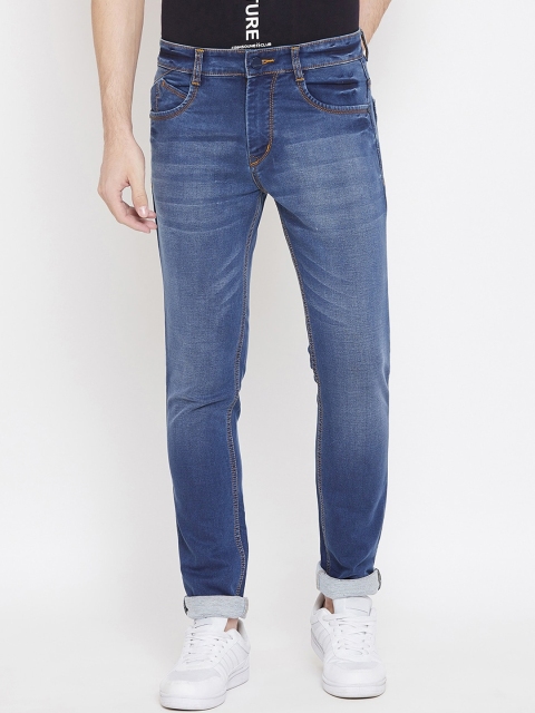 Crimsoune Club Men Blue Slim Fit Light Fade Jeans