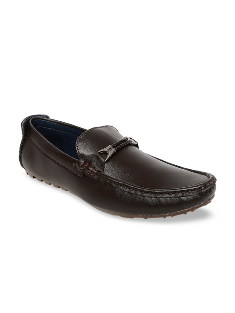 

BYFORD by Pantaloons Men Brown Leather Loafers
