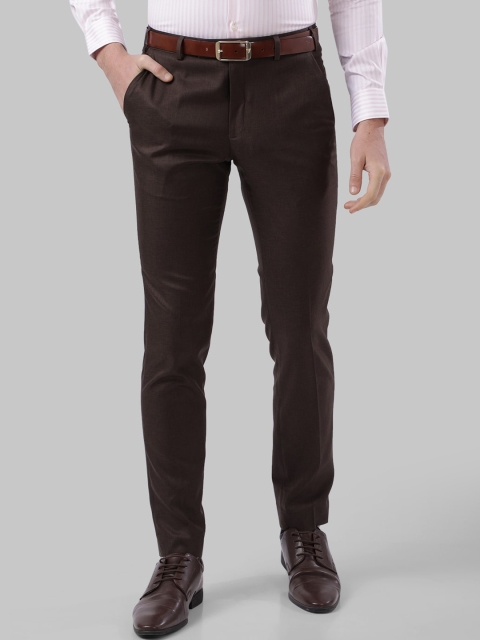 

Next Look Men Brown Slim Fit Formal Trousers