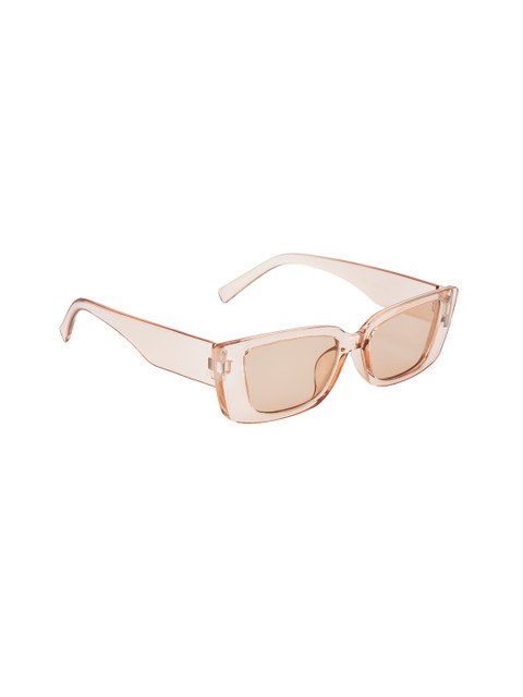 

Ted Smith Unisex Brown UV Protected Lens & Brown Rectangle Sunglasses TS-ICATCHY_BRN