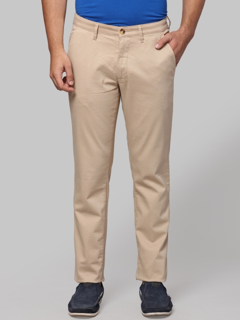 

Next Look Men Beige Regular Trousers