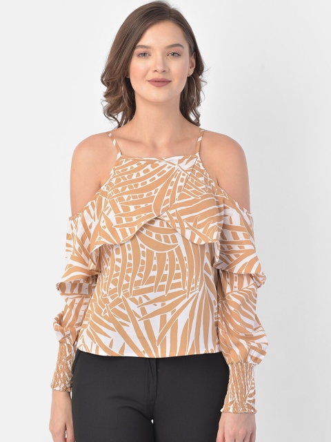 

Eavan Beige Crepe Regular Top