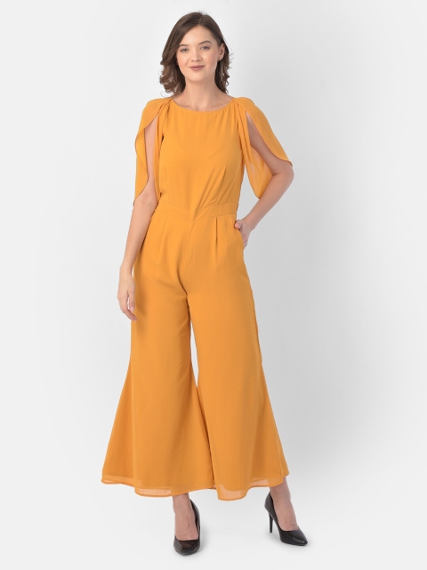 

Eavan Mustard Yellow Basic Jumpsuit