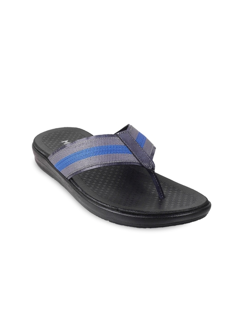 

Mochi Men Grey & Blue Comfort Sandals